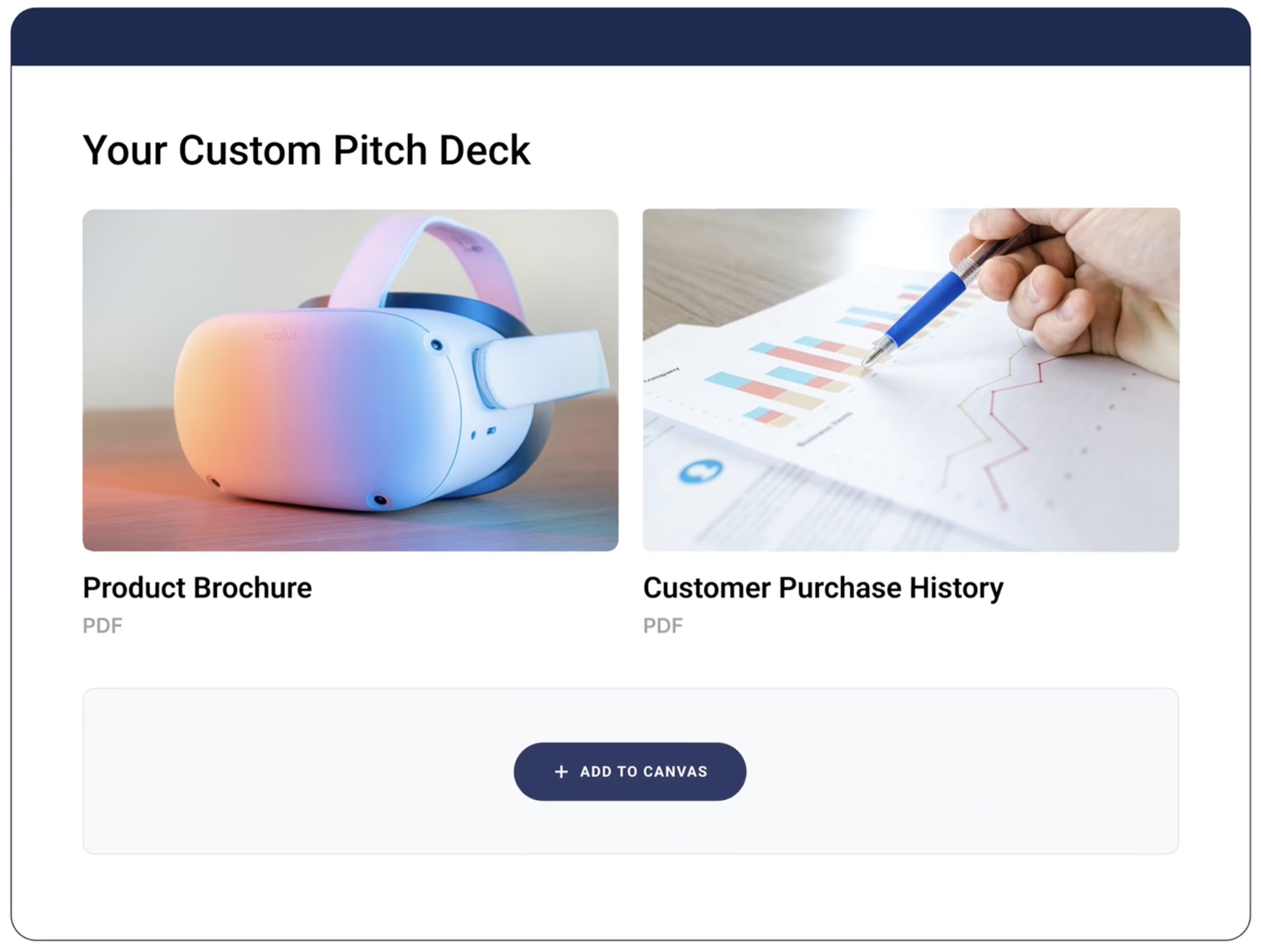 pitcher deck - sales enablement